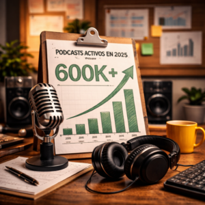 Los podcasts activos en 2025 baten récords