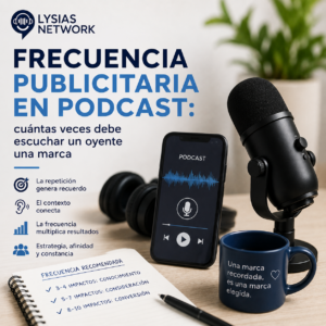 Frecuencia publicitaria en podcast: cuántas veces debe escuchar un oyente una marca